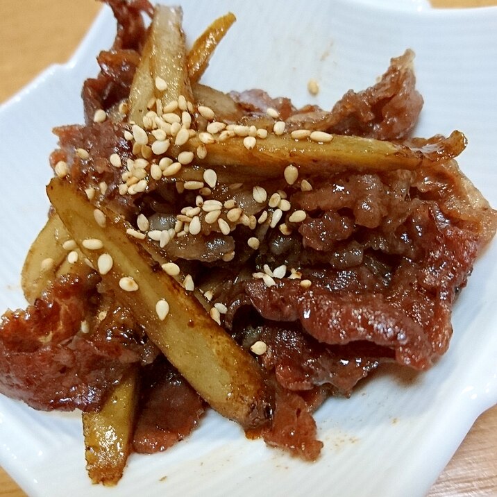 保存食に!★牛蒡と牛肉の時雨煮